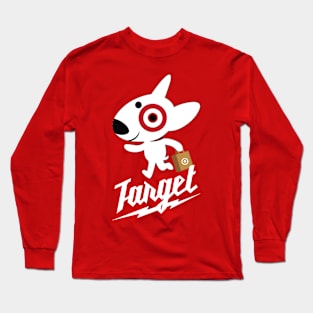 Cute Bullseye Dog Team Member Long Sleeve T-Shirt